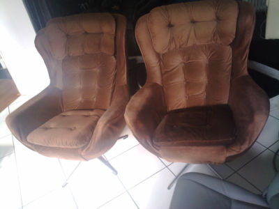  Chair Ikea on Vintage Swivel Egg Chairs A Pair  1960s 1970s Retro