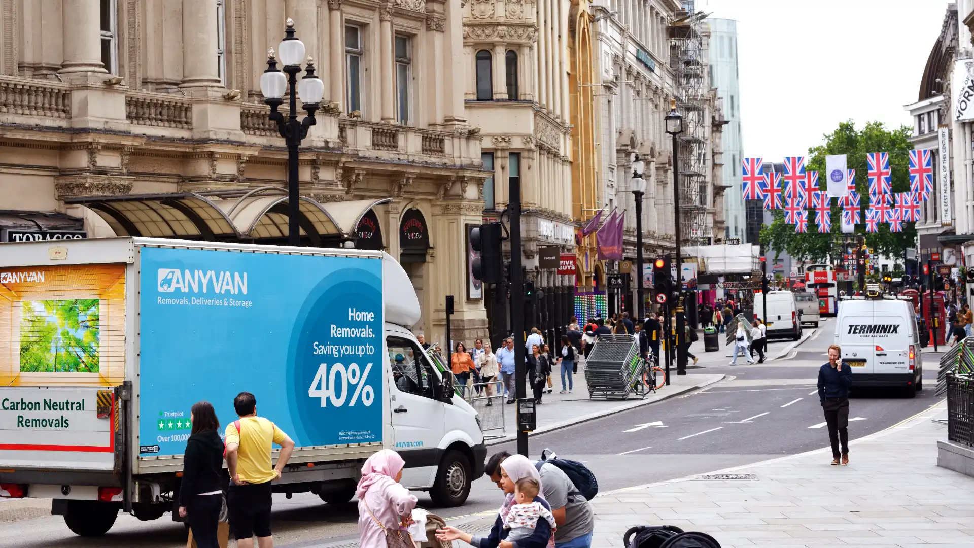 AnyVan in the centre of London