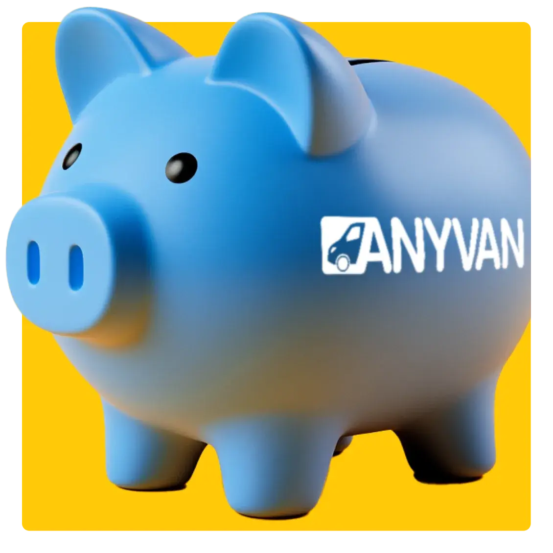 Piggy bank illustrating savings for removal services