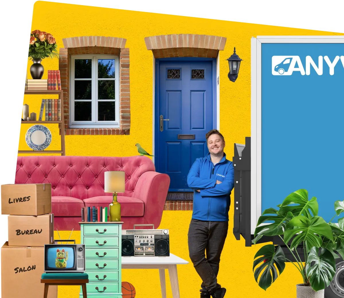 Avec AnyVan, choisissez qui s’occupe de l'emballage pour le déménagement, vous ou le déménageur.